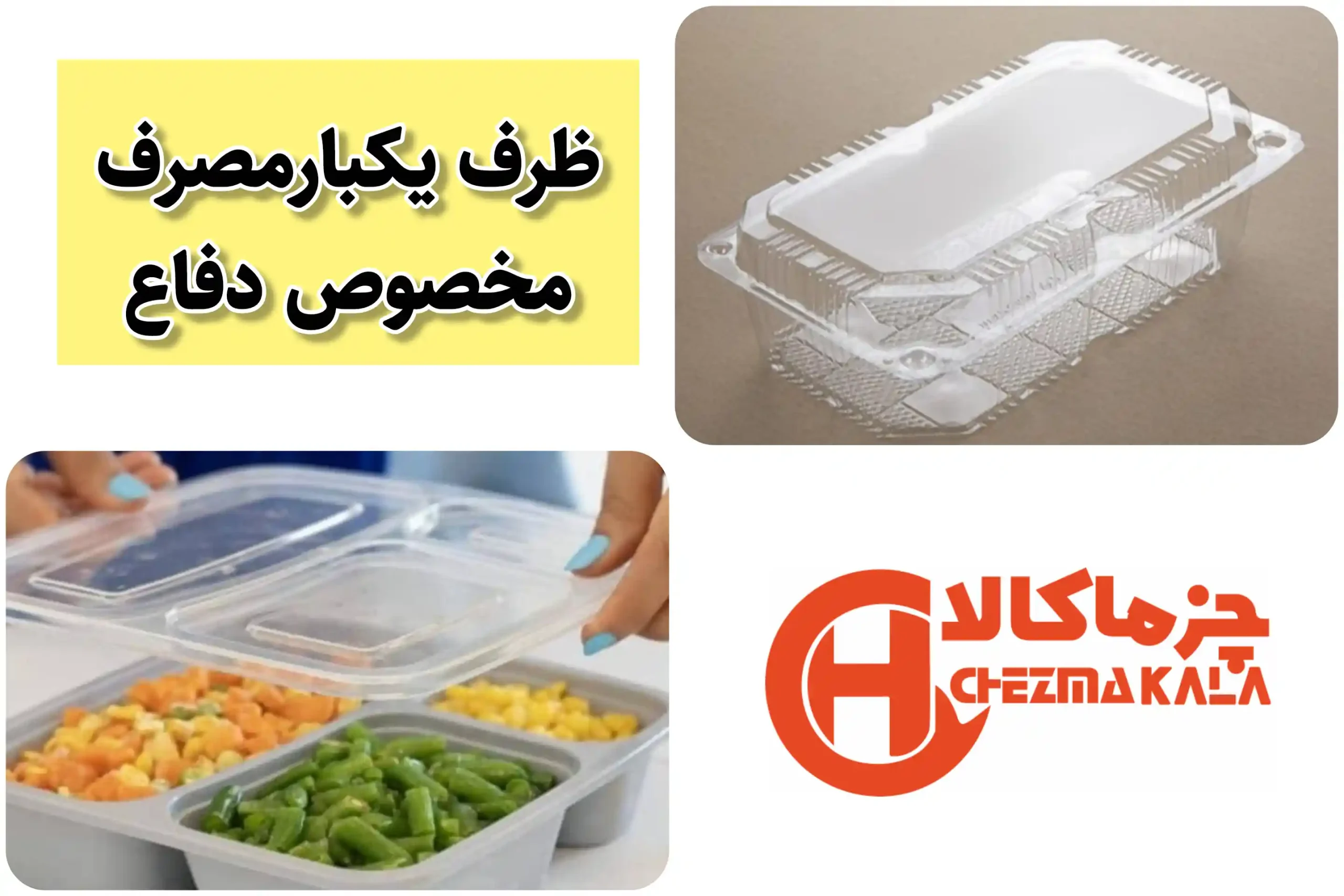 ظرف یکبار مصرف پک دفاع