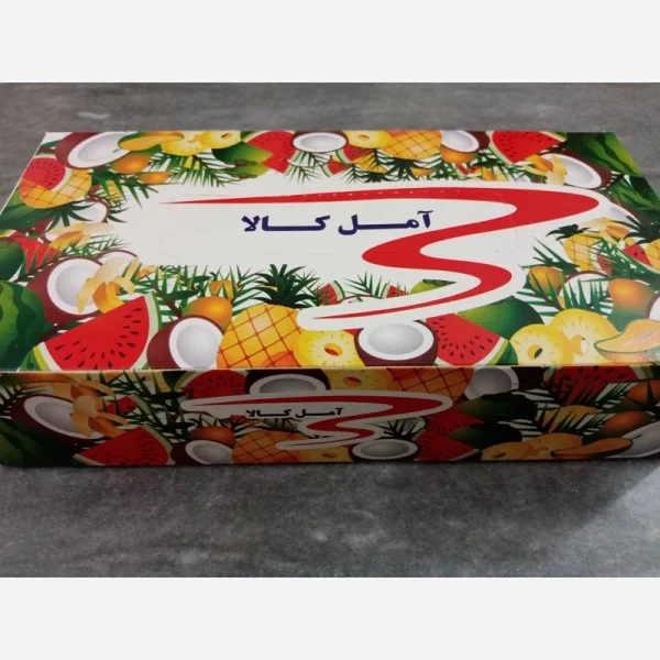 دستمال 100 برگ آمل کالا 48 عددی