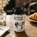 لیوان  280 با درب  پولاد