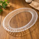 دیس بیضی بزرگ طرح گل صیادی