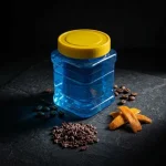 جار یک کیلویی مربع  با درب دهانه 88 (ک)