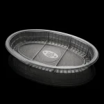دیس بزرگ گود بیضی شفافpp عسل